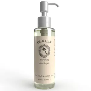 Druggist Nourishing Cleansing Oil Coconut & Argan Oils 150g Hydrating Makeup Remover for Glowing Skin