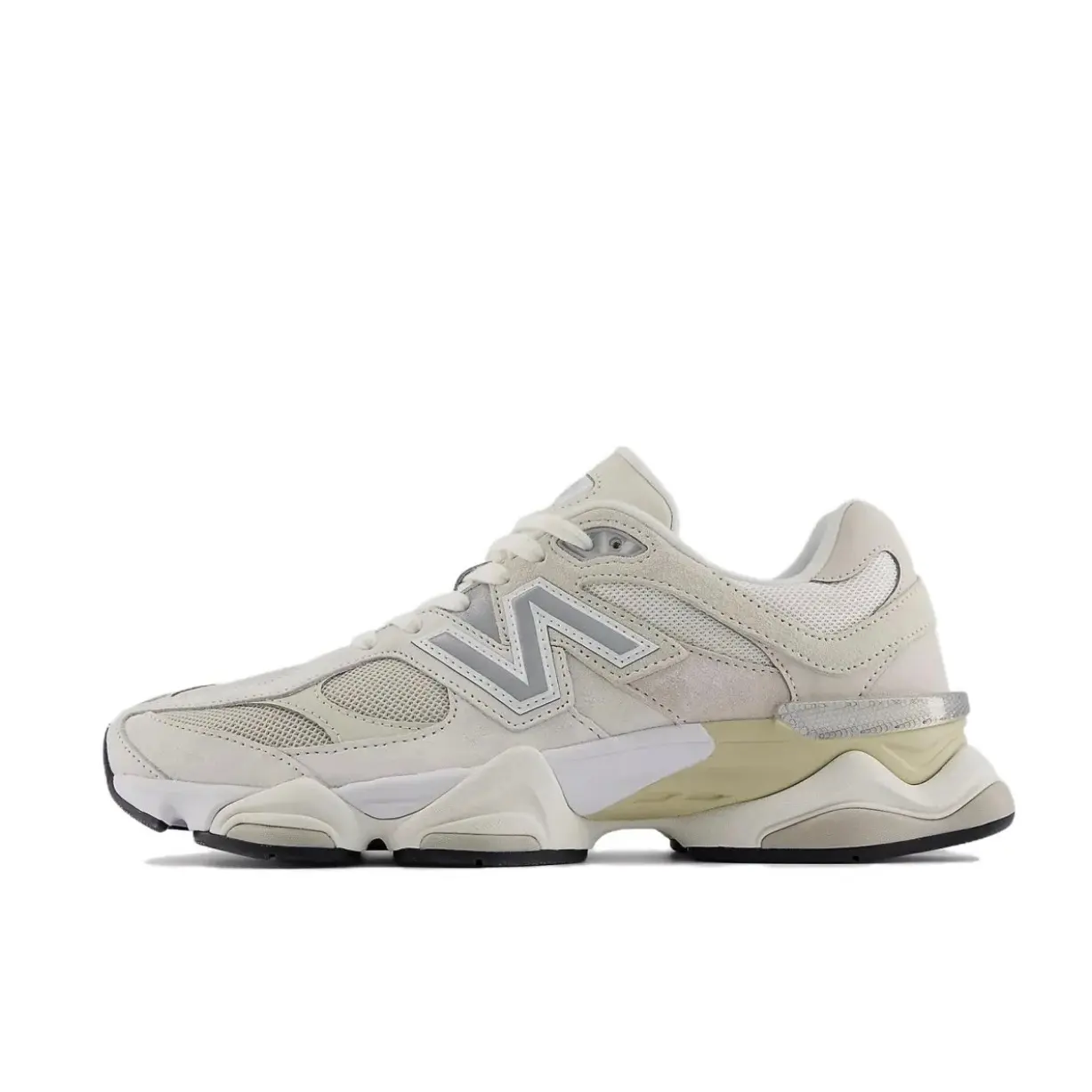 New Balance 9060 Sea Salt Moonbeam Men’s Rubber-Mesh Athletic Sports Shoes, Daily Casual Fashion Walking Footwear, New Balances, Casual Sneak, Abzorb Cushion, Daily Walk, Traction Rubber Sole, Soft Sea Salt Mesh, Retro-Inspired Daily Style, Easy Go-To For