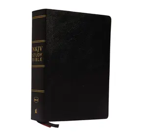 NKJV Study Bible, Premium Bonded Leather, Black, Comfort Print: The Complete Resource for Studying God’s Word Bonded Leather – November 20, 2018