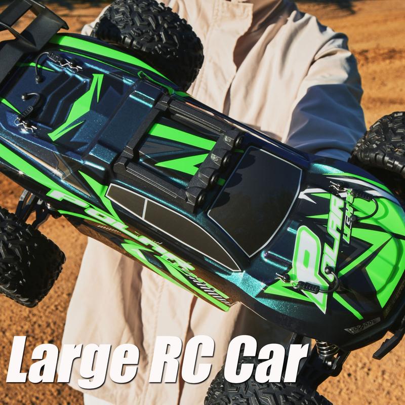 1:8 Scale High Speed Off Road Fast RC Cars for Adult Boys, All Terrain 45KM/H Racing Truck, 2.4Ghz Remote Control, LED Lights, 1 Rechargeable 2600mAh Battery, Birthday Christmas Birthday Party Gifts