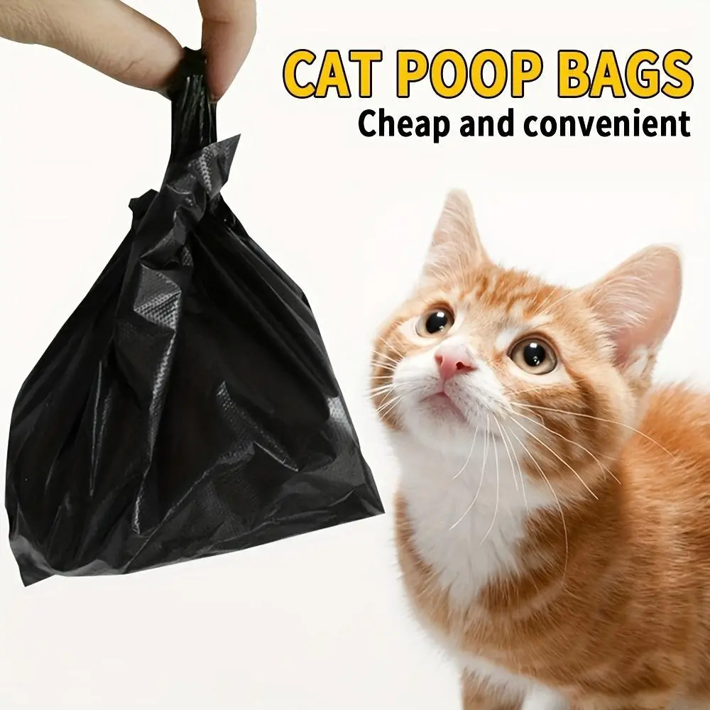 100Pcs, disposable garbage bags, cat shit bags, pet poop bags, desktop mini garbage bags, thickened small garbage bags, garbage bags, garbage bags, cleaning supplies
