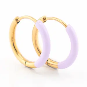 10mm Half-Dip Lilac Purple Huggies