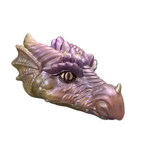 Handcrafted Resin Dragon Head