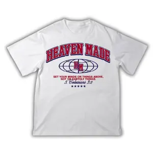 90s Heaven Made T-Shirt - Men & Women's Unisex Graphic Tee - Y2K Jesus Tee, Vintage Graphic T-shirt, Christian Clothing Womenswear Top Cotton Casual Unisex, Gift For Men Women