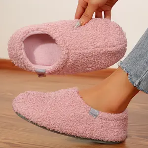 Women's Fuzzy Slip-on Slippers Soft Comfy Memory Foam Indoor House Shoes Springfresh