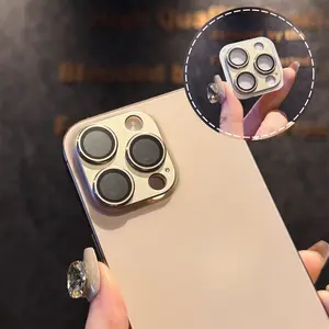 【 iPhone lens film 】AR HD Print metal lens film for Iphone16 Pro Max 15 14 Plus High definition Tempered glass Second stick