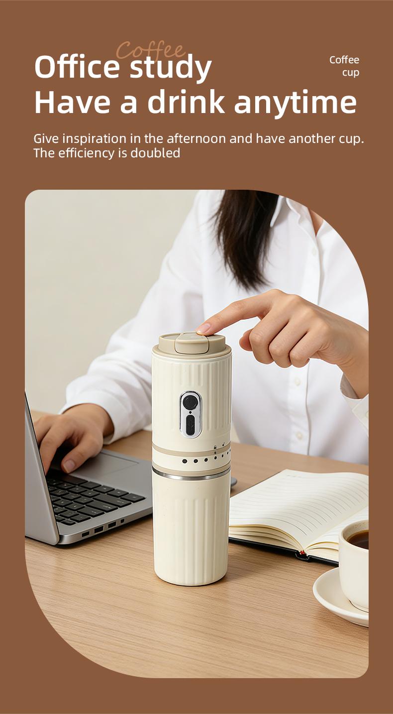 Portable Coffee Machine - Household Kitchen Appliance for Coffee and Tea Brewing