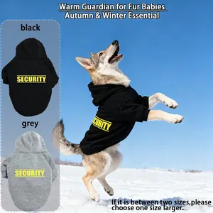 New Four-Season Pet Sweatshirt, Hooded Design for Medium-Large Dogs, Soft Fabric, Breathable Inner Lining, Classic, Sweater