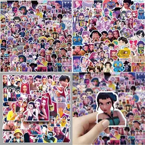 80Pcs Anime KPop Demon Hunters Stickers Demon Hunters Tiger DIY Stickers Scrapbooking Luggage Skateboard Waterproof Decal