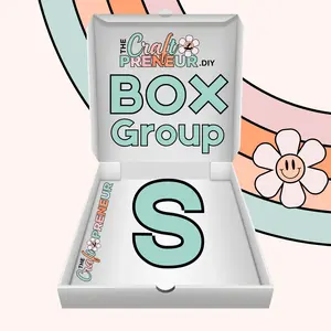 Group S DTF Heat Transfer Box - 8-10 Full Size Transfers, Instruction Cards, Parchment Paper, Available on TikTok Live