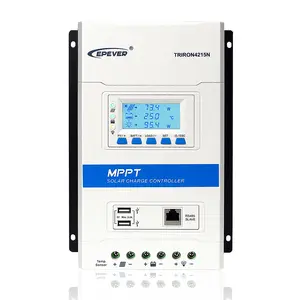 EPEVER MPPT Solar Charge Controller 40A 12V 24V Auto Max PV 150V Common Negative Grounding Triron4215N DS2+UCS Module Solar Panel Regulator Charger for Sealed AGM Gel Flooded LiFePO4 User