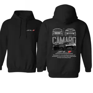 Camaro ZL1 Hoodie, Chevrolet Muscle Car Pullover, Racing Car Long Sleeve, Auto Lover Apparel, Unisex Streetwear For Her and Him