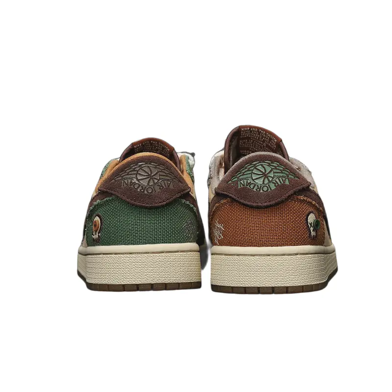 Multi Color Matte Suede Canvas Patch Low Top Sneakers Exposed Stitch Frayed Edge Gum Outsole Retro Workwear Casual Shoes For Men Women
