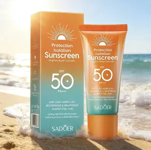 Sunscreen to prevent sunburnandtanning,Universal Tinted Face MoisturizerSunscreen,SPF50 PA+++,Water Resistant AndNon-Greasy,For All Type Skin FacialSkincare