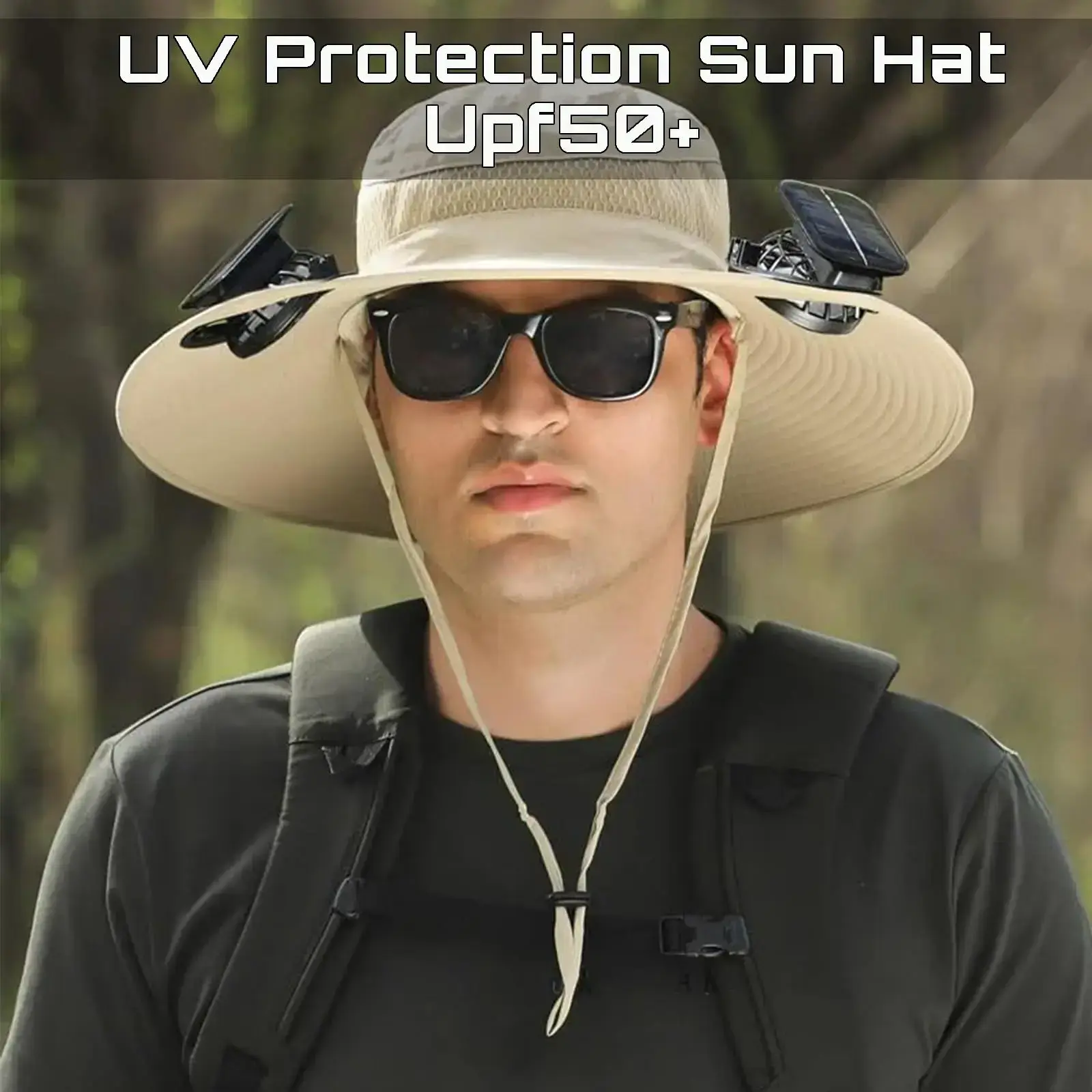 2026 Solar Fan Width and Wide Brin Fishing Caps - UPF 50+ Sun protection, dual solar fan for men and women, for boyfriend gifts, fishing and beach caps, Built-in mini fan, Camping Cooling Portable fan sunscreenRAIMENTRY 2026 Solar Fan Width and Wide Brin Fishing Caps - UPF 50+ Sun protection, dual solar fan for men and women, for boyfriend gifts, fishing and beach caps, Built-in mini fan, Camping Cooling Portable fan sunscreenRAIMENTRY