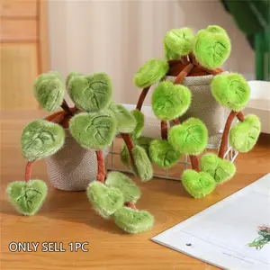 Potted Pothos Plush Toy, Perfect Gift for Birthday, Valentine's Day, Wedding Anniversary, Mother's Day, Unisex Decorative Ornament