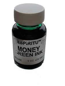 Artists Green Ink by Espiritu- Money Green-Money Drawing Ink-1 oz