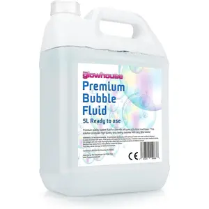 Premium Bubble Solution 169 oz Non-Toxic Ready-to-Use Bubble Fluid for Kids & Adults Long-Lasting Refill for Bubble Machines Bubble Guns & Wands Creates Big Strong Bubbles for Indoor Outdoor Fun