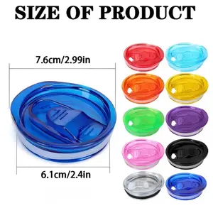 Clear lid replacement and colored lids- BPA free, easy to remove lid, drinking hole or using a straw, dishwasher safe