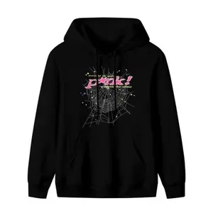 Men's Hip Hop Spider Web Pattern Graphic Alphabet Print Y2k Hoodie men woman print hoodie heavy-duty fashion sweatshirt fall outfit hoodies men Hip Hop Hoodie boyfriend christmas gifts boyfriend christmas gifts clearance deals today gifts for him washed