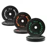 RITFIT Fleck 2-Inch Olympic Bumper Plates - 25 lbs Unisex Eco-Friendly Odorless Heat-Resistant Rubber Barbell Weights, Strength Training Gear, Home Gym Equipment, Bar-Compatible for Full Body Workouts