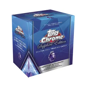 2026 Topps Chrome EPL Soccer Sapphire Edition Box