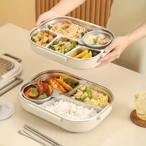 Christmas New Year 304 Stainless Steel Insulated Lunch Box |   Microwave-Safe Bento Box for Women & Students, New Arrival Portable Lunch Container for Work/School, Perfect Holiday Gift