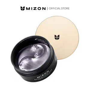 MIZON Black Pearl Eye Gel Patch Masks – Hydrogel Eye Treatment for Wrinkles, Puffiness & Dark Circles (60 pcs) Soothing Daily
