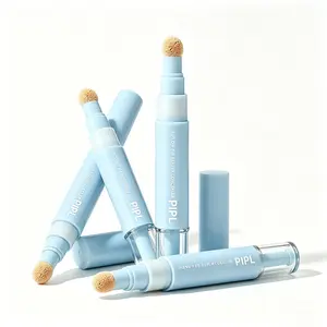 Hyaluronic Acid Sensitive Skin Liquid Concealer - Gentle, Hydrating, Matte & Blendable, Lightweight, Waterproof, Durable Cream Outline, Brush-Free, Cold Powder White Makeup
