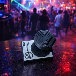 DJ Turntable Fidget Toy | 3D Printed Desk Toy, Music Lover Gift