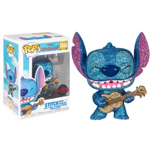 Funko POP! Disney Lilo & Stitch - Stitch with Ukulele #1044 [Diamond Collection] Exclusive