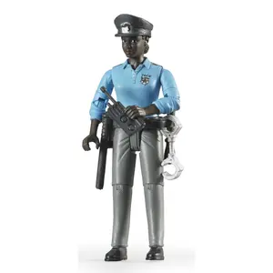Bruder 60431 Policewoman, Dark Skin, Accessories 6.6.6