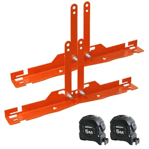 Sekam Professional Wheel Alignment Toe Plates Kit, Adjustable Vertical Arms fits M12 & M14 Studs, Precision DIY Alignment Tool for Cars Trucks SUVs, Includes 2 High-Accuracy Tape Measures, Fix Uneven Tire Wear & Save Money