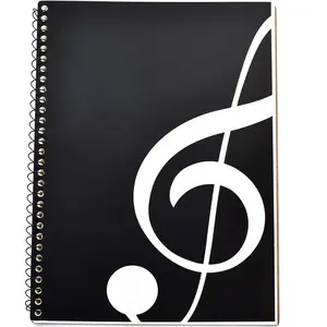 Blank Sheet Music Composition Manuscript Staff Notebook with 100 Pages 10.24x7.5 inch/26x19cm (Music clef notebook)