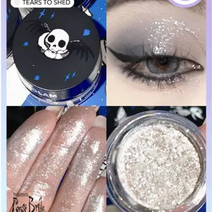 SHEGLAM | Corpse Bride Ghostly Glitter Gel-Underworld Y2K Gothic Eyeshadow