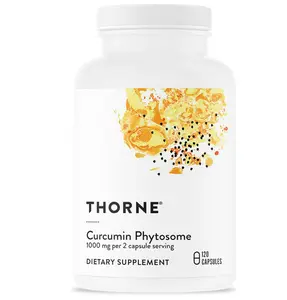 THORNE - Curcumin Phytosome 1000 mg (Meriva) - Clinically Studied, High Absorption - Supports Healthy Inflammatory Response in Joints, Muscles, GI Tract, Liver, Brain & Nerves* - 60 Servings