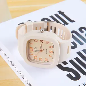 Minimalist Dopamine Luminous Watch for Girls – INS Preppy Style, Time-Only, Ideal for Junior & Senior High School Students