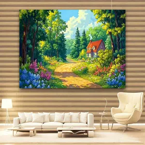 1pc Enchanted Forest Party Banner Suitable for Magical Weddings, for Halloween Events & Parties - Whimsical Woodland Background Cloth with, to Hang Decorations