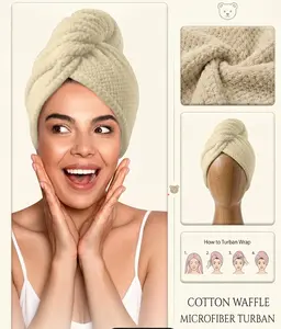 Quick Dry Microfiber Hair Wrap Towel | Anti-Frizz Soft Hair Turban for Women After Shower