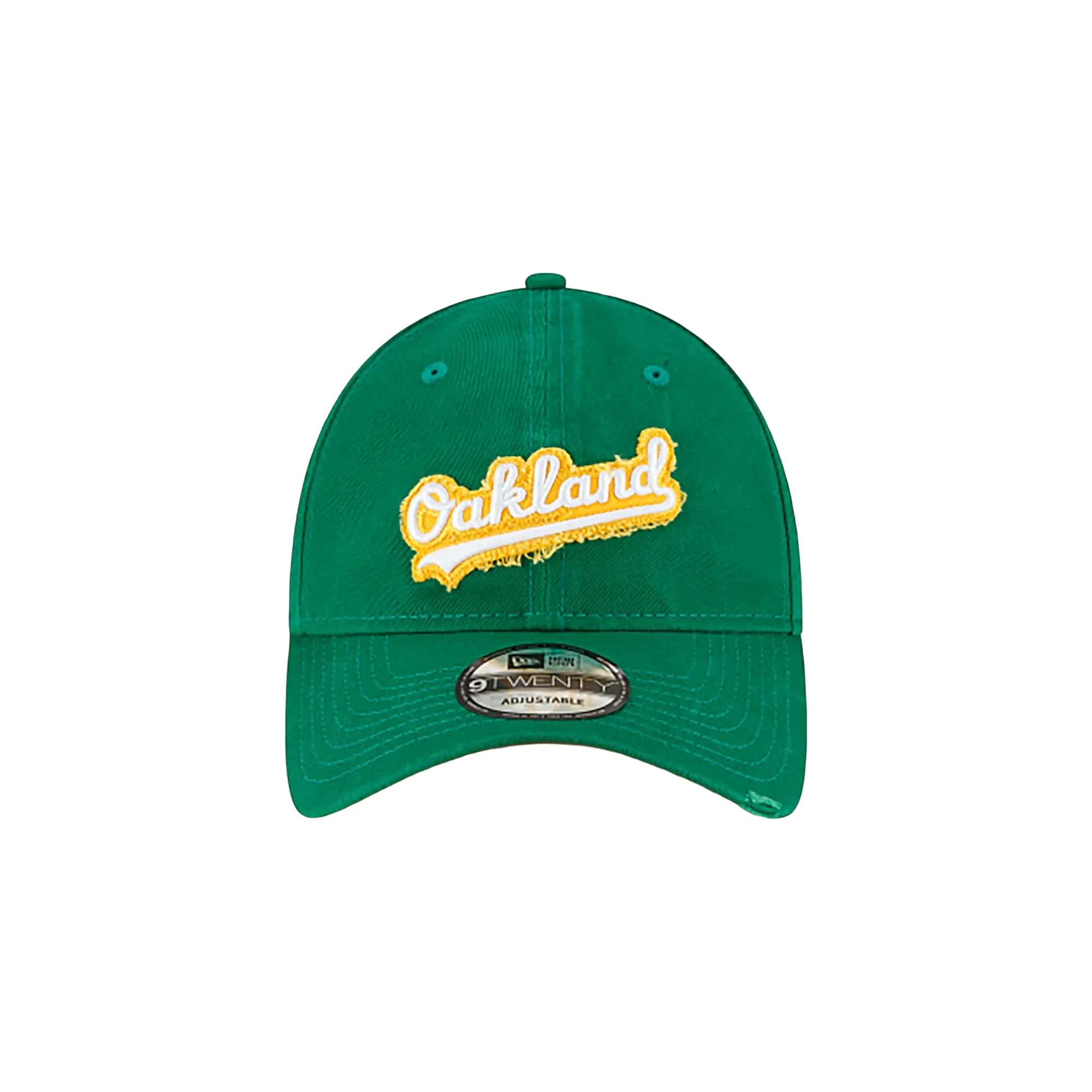 9TWENTY Oakland Athletics Core Classic Distressed Patch Strapback Hat "Green" NE755