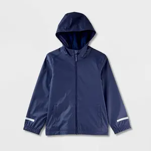 Kids' Rain Coat - Cat & Jack Navy Blue XL
