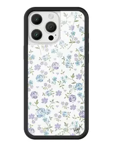 Wildflower Cases - Lilac and Blue Floral, Limited Edition iPhone Case | Accessories Durable Protection Floral Pastel Aesthetic Cute Signature Emblem Bumper Cover
