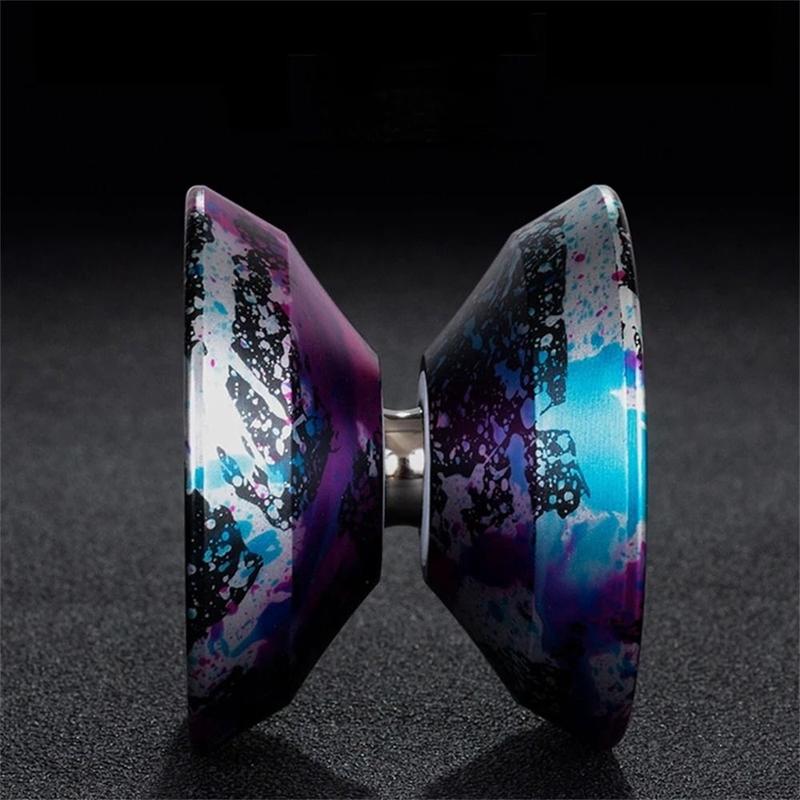 Fashion 10 Ball Bearing Metal Yoyo High Speed Unresponsive Yo Yo Toys Professional Alloy Aluminum Yoyo Ball 1A/3/5A