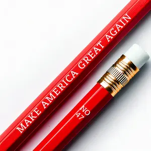 No.47 MAGA Pencil - Pack of 6, Bold Patriotic Writing Tool with "Make America Great Again" Design, Smooth Graphite for Clean Lines, Perfect for Gifting - Office School Supplies