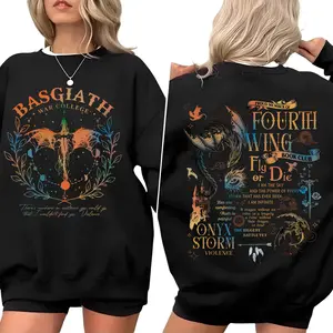 Fourth Wing Sweatshirt, Basgiath War College Sweatshirt, Dragon Rider Shirt, Gift For Readers, Xa.den Rio.rson, Fantasy Book Dragon Shirt 6