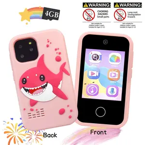 Toddler Toy Phone, 2.8" Touchscreen Kids Smart Phone with Dual Camera, With Memory Card, Music, Games, Shockproof Case, Christmas Birthday Gift for 3-10 Year Old Boys Girls