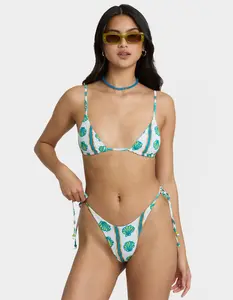 BILLABONG  Womens Salty Waves Reversible Tie Side Skimpy Bikini Bottoms