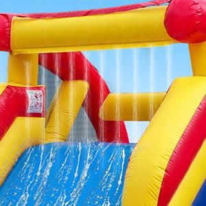 JOYMOR Commercial Grade Water Slide for Adults and Kids with Double Wide Slide, Splash Pool (21 x 8 x 11ft), 100% PVC Vinyl Inflatable Water Park for Backyard with Strong Air Blower JOYMOR Commercial Grade Water Slide for Adults and Kids with Double Wide Slide, Splash Pool (21 x 8 x 11ft), 100% PVC Vinyl Inflatable Water Park for Backyard with Strong Air Blower