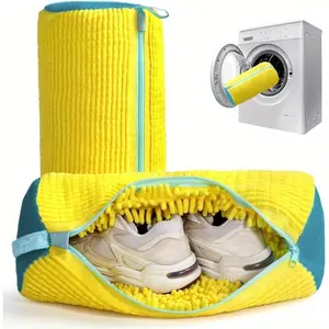Washing Machine Shoe Bag, 1pc Durable Zipper Shoe Laundry Bag, Shoe Storage Bag, Laundry Tools & Accessories for Home Laundry Room