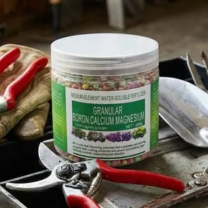 Granular Boron Calcium Magnesium Trace Element Fertilizer for Plants 200g, Universal Water-Soluble Slow-Release Nutrient for Flowers, Vegetables and Crops